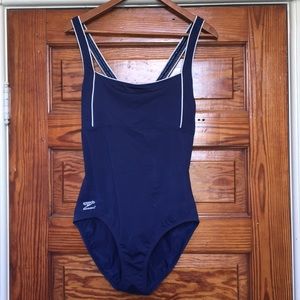 Navy Speedo One piece Swimsuit